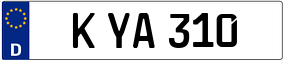 Truck License Plate